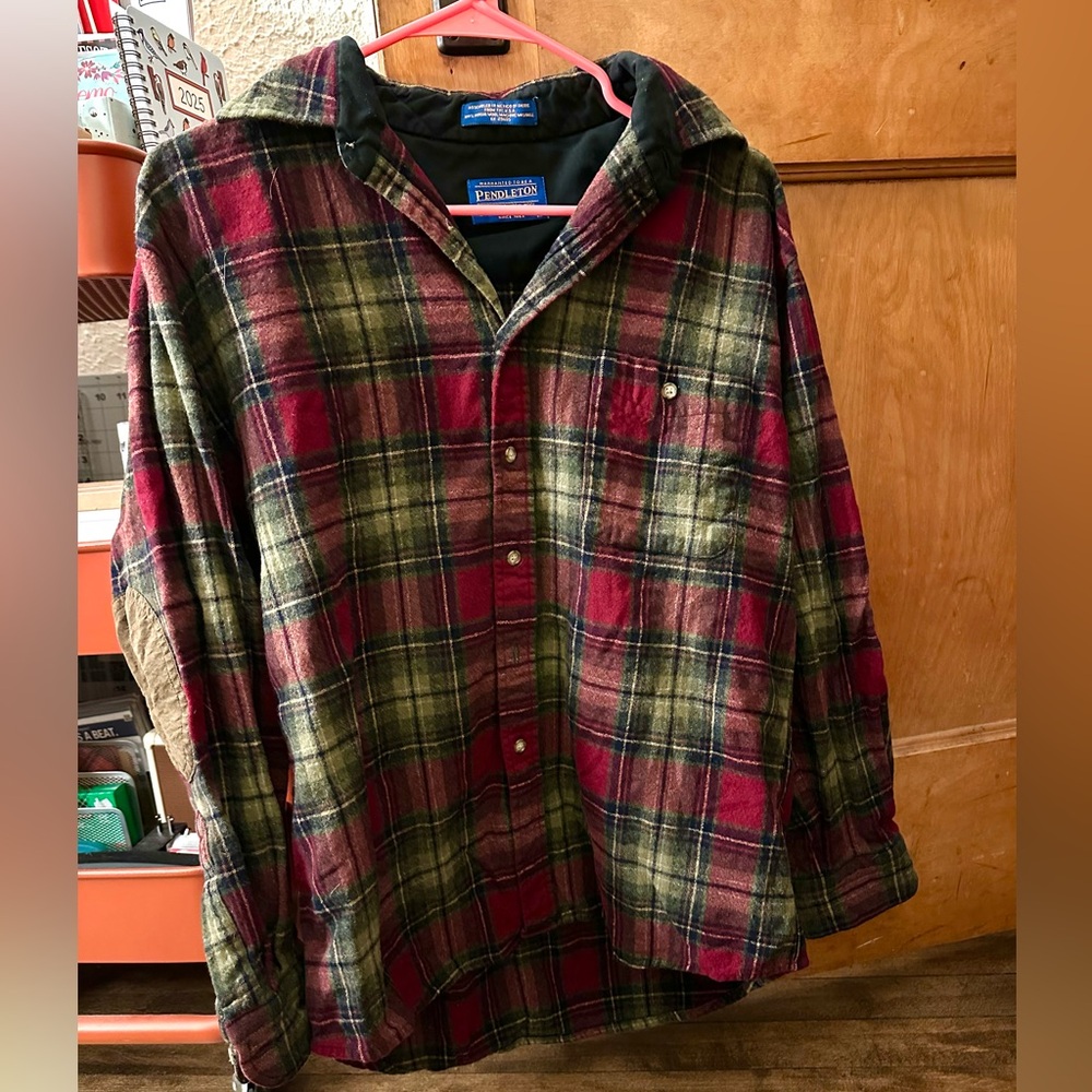 Pendleton Plaid 100% Wool Shirt - Picture 4 of 4